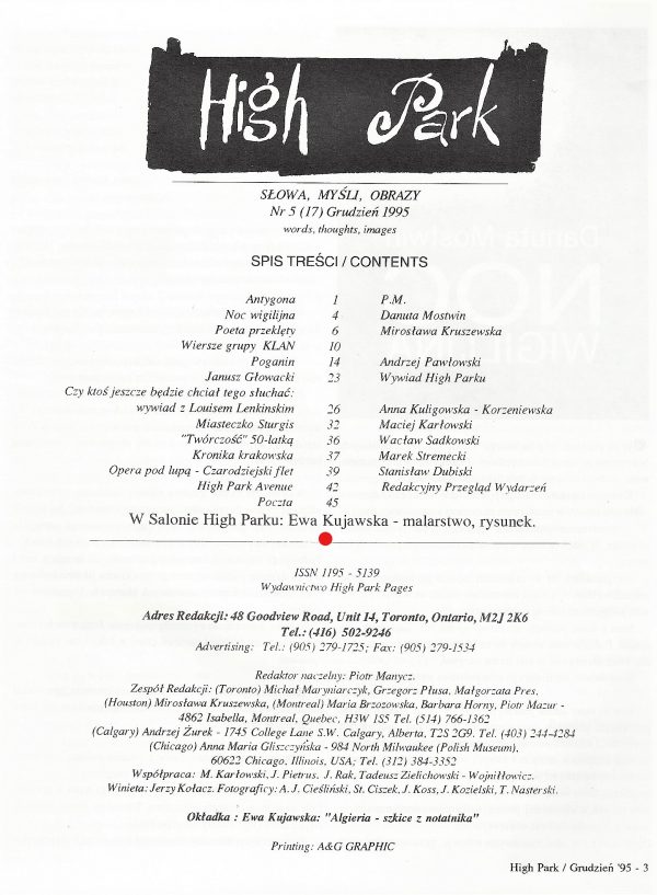 High Park - magazine